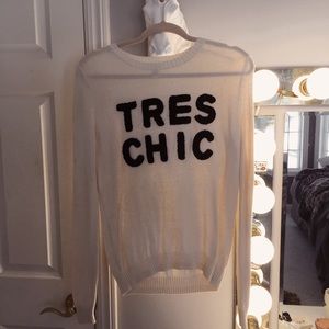 ‼️SOLD‼️Parisian tres chic sweater